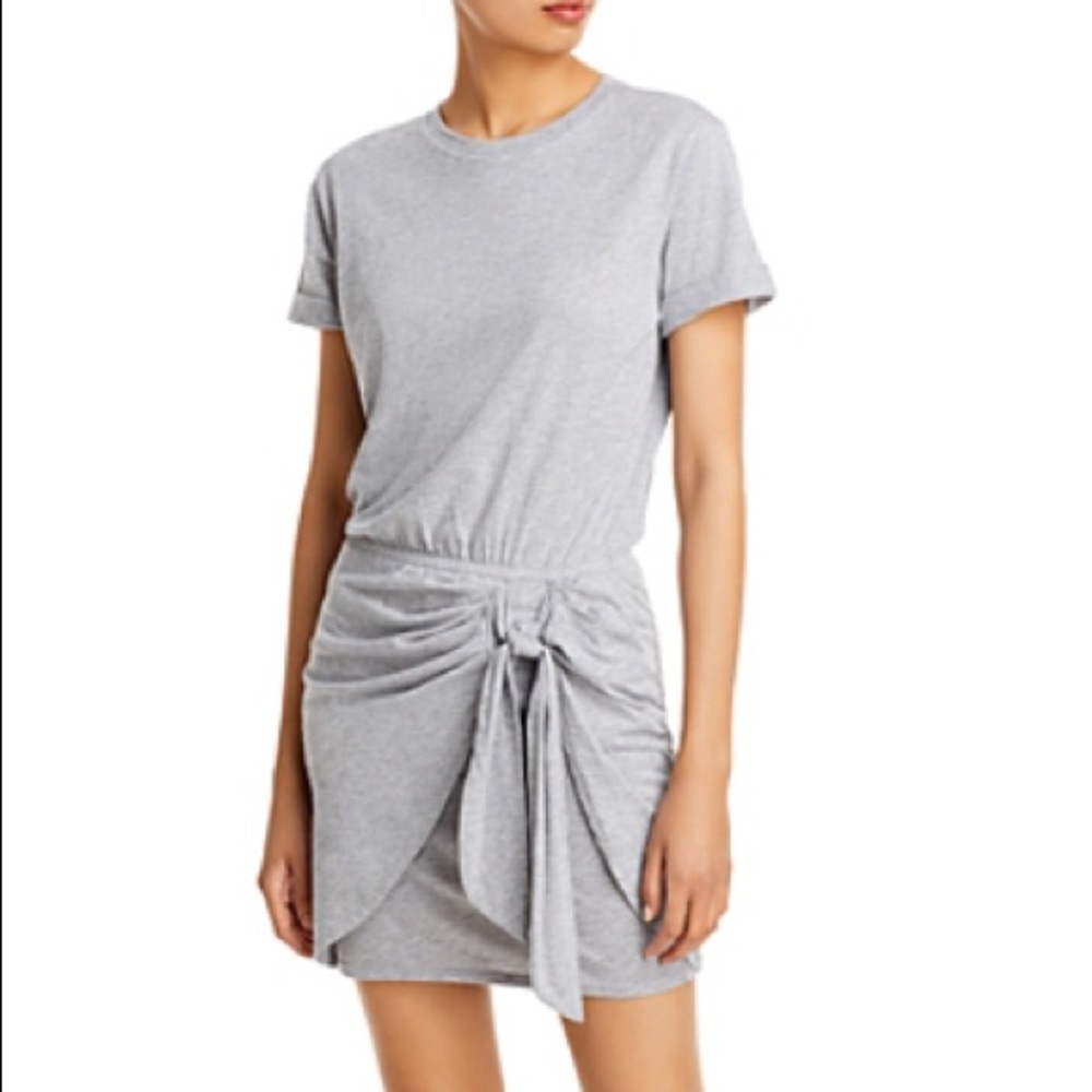Fore Mini Wrap Dress new with Tag Size M gray.
